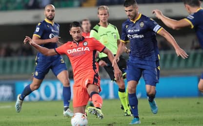 Verona-Udinese 0-0: video e highlights della partita di Serie A