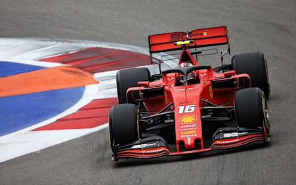 F1, Gp Russia: per Leclerc quarta pole di fila. FOTO