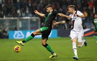 Sassuolo-Bologna 3-1: video, gol e highlights della partita di Serie A