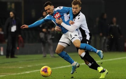 Udinese-Napoli 1-1: video, gol e highlights della partita di Serie A