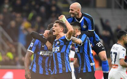 Serie A, l'Inter travolge il Genoa 4-0. FOTO