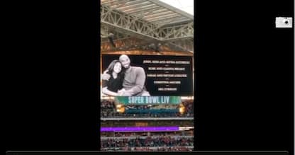 Il tributo a Kobe Bryant durante il Superbowl a Miami. VIDEO
