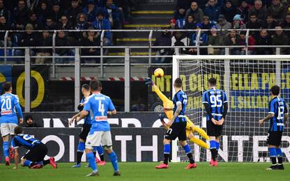Coppa Italia, semifinali d'andata: Inter-Napoli 0-1. FOTO