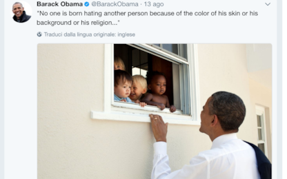 Charlottesville, il tweet di Obama è quello con più like della storia 