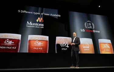 Tv arrotolabile e birra in capsule: le novità di LG al Ces 2019