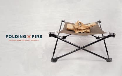 Folding Fire, il barbecue portatile e leggero per grigliare all’aperto
