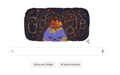 Google celebra l’equinozio di autunno con un doodle