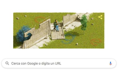 Berlino, con un doodle Google celebra la caduta del Muro 