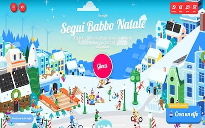 “Segui Babbo Natale”, torna il calendario dell’avvento di Google