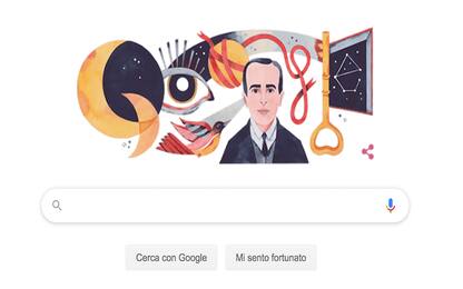 Google dedica un doodle al poeta cileno Vicente Huidobro