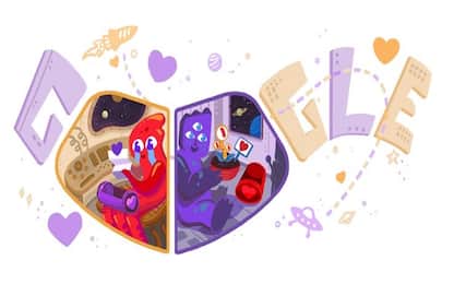 San Valentino, Google dedica un doodle alla festa degli innamorati